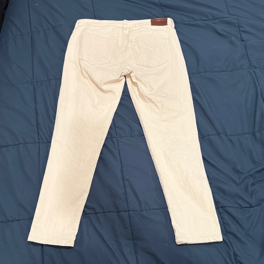 Lauren Ralph Lauren White Straight Leg Jeans Size 6 High Waist Chic - Picture 4 of 5